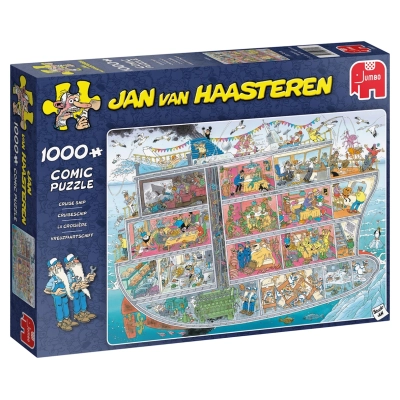 Kreuzfahrtschiff - Jan van Haasteren