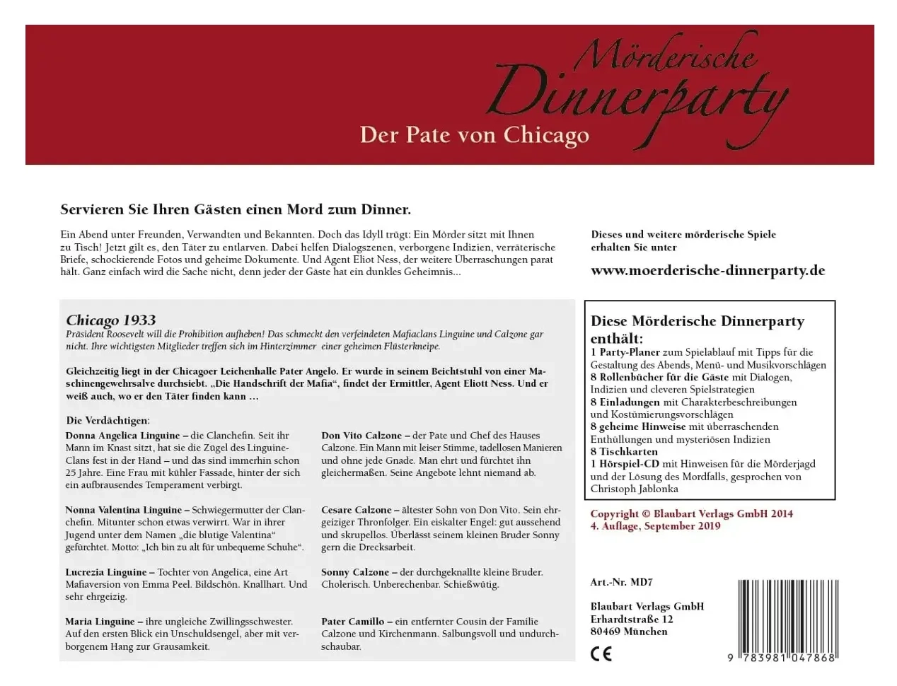 Mörderische Dinnerparty - Der Pate von Chicago