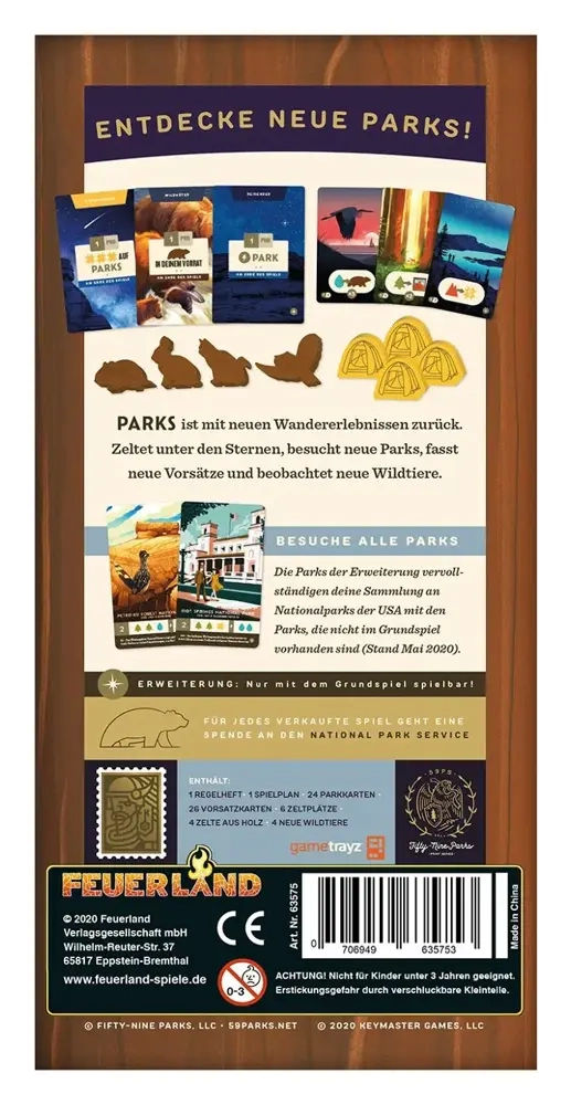 Parks Erweiterung - Sternstunden
