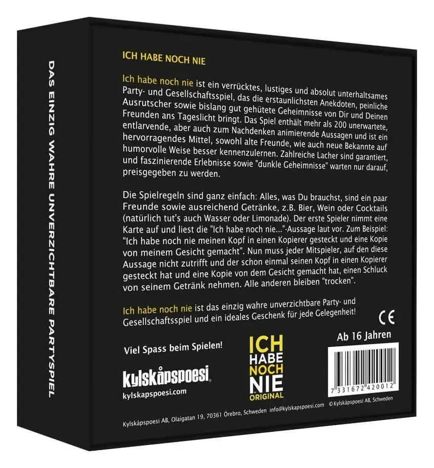 Ich Habe Noch Nie – Das einzig wahre unverzichtbare Partyspiel