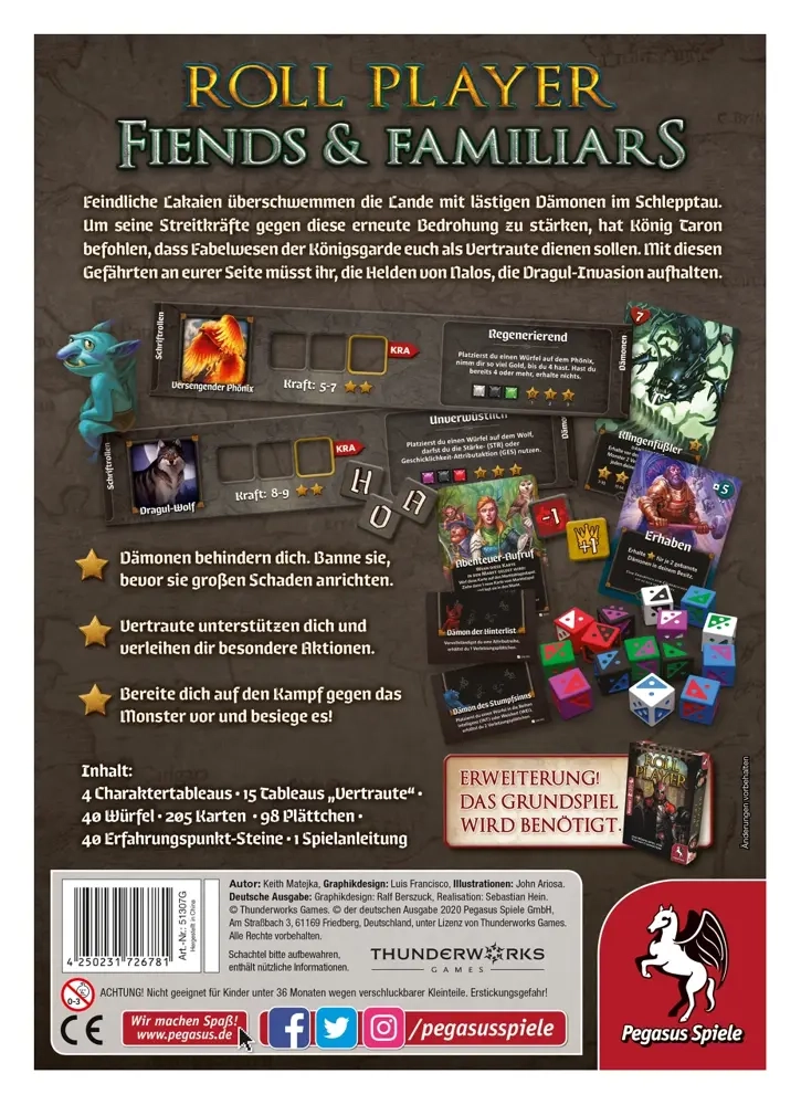 Roll Player - Fiends & Familiars Erweiterung (Pegasusversion)