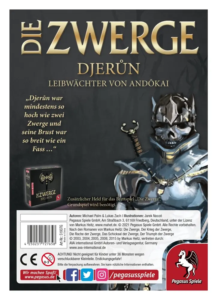 Die Zwerge - Charakterpack: Djerun Erweiterung
