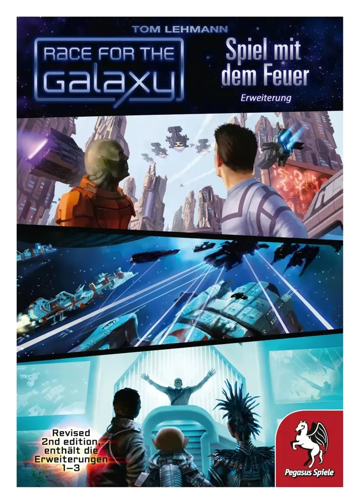 Race for the Galaxy Erweiterung 1–3 – Spiel mit dem Feuer