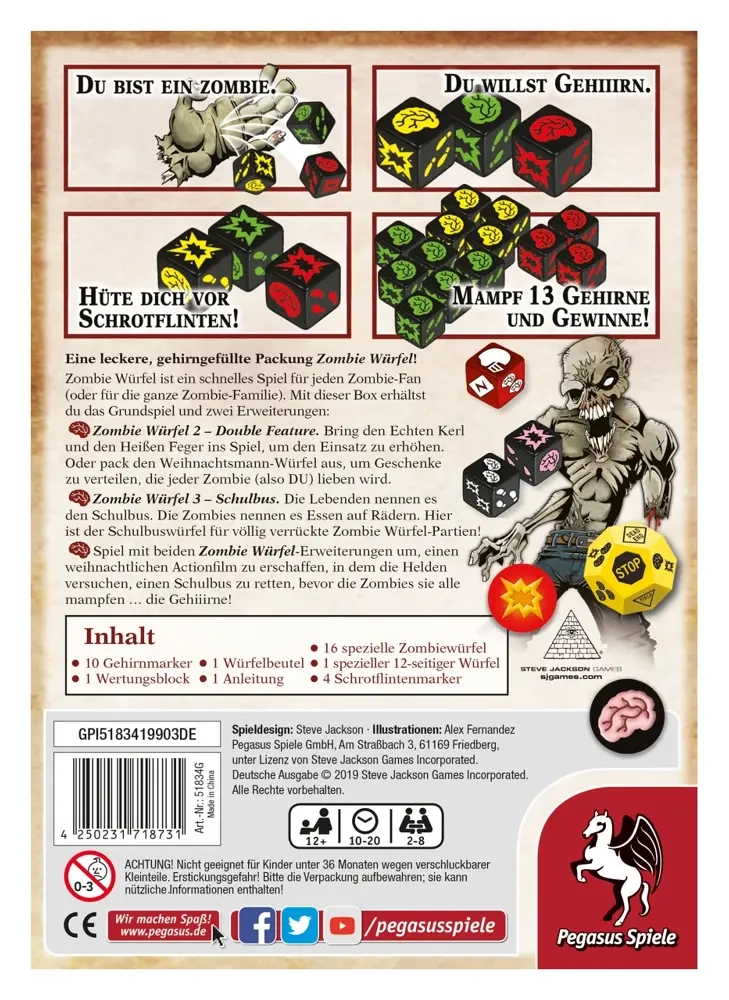 Zombie Würfel - Die Horde 