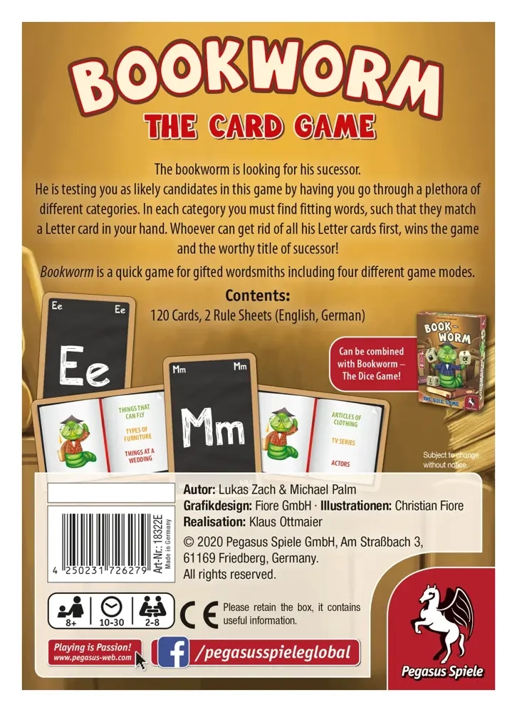 Bookworm - The Card Game - EN