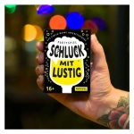 Schluck mit lustig