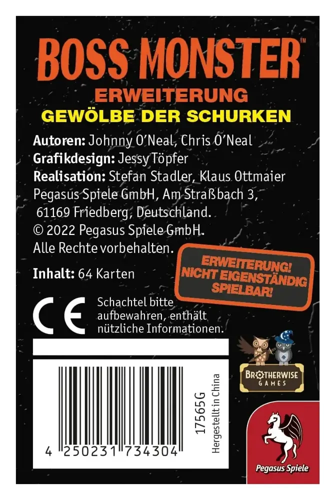 Boss Monster Erweiterung - Gewölbe der Schurken