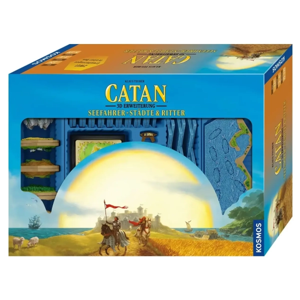 Catan 3D Erweiterung  - Seefahrer + Städte & Ritter