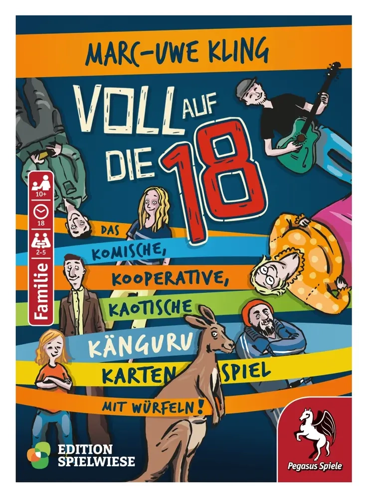 Voll auf die 18 – Das Känguru-Kartenspiel