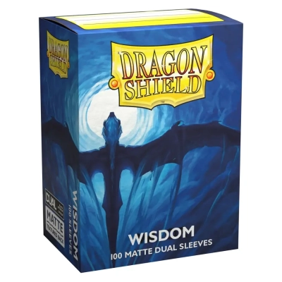 Dragon Shield Standard size Matte Dual Sleeves - Wisdom (100 Sleeves)