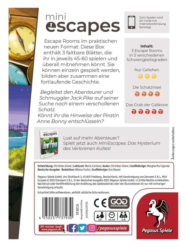 MiniEscapes – Auf den Spuren des Schatzes von Anne Bonny
