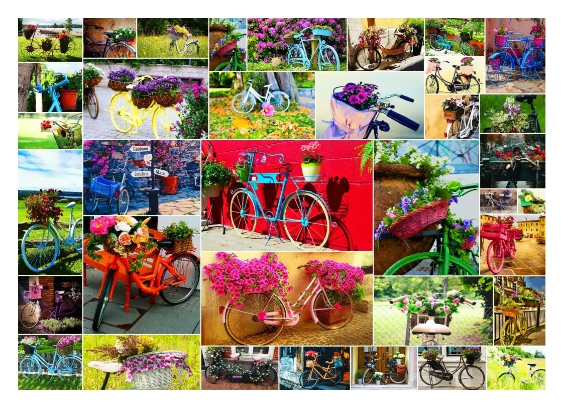 Collage - Fahrräder