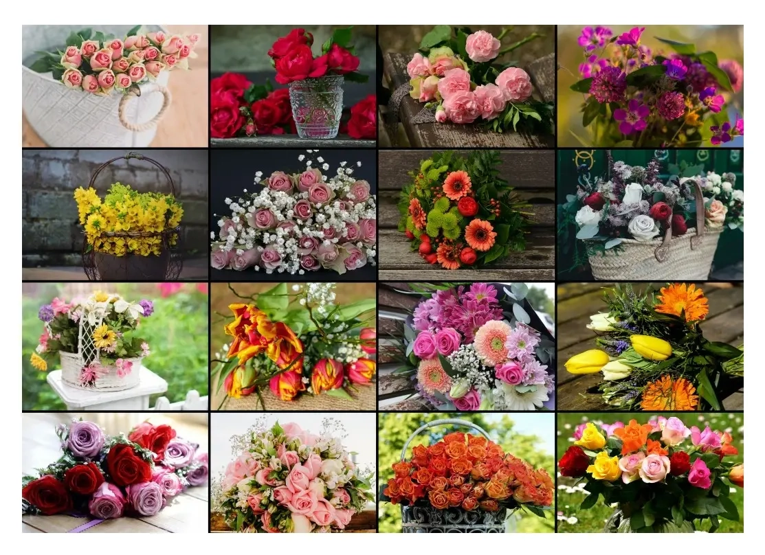 Collage - Blumen