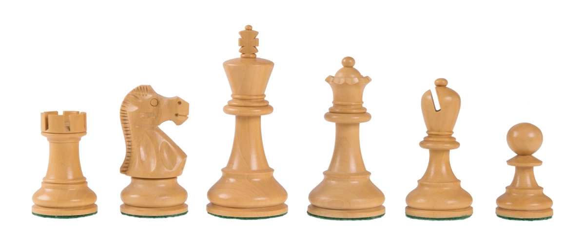 Schachfiguren Jaques Staunton Acacia - 95mm