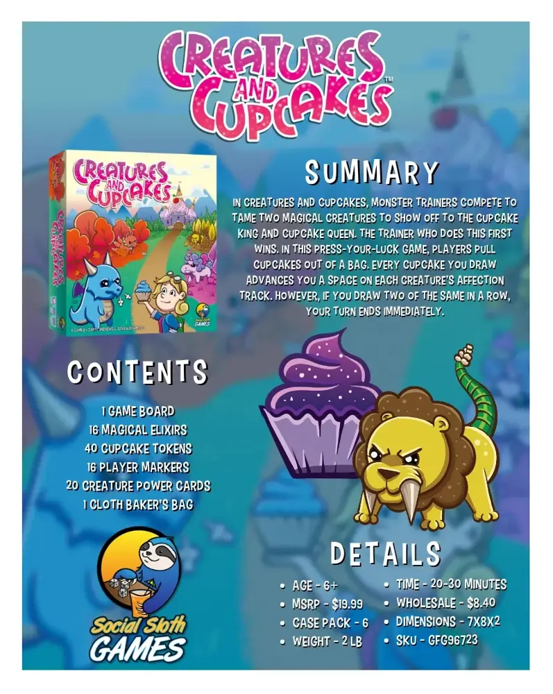 Creatures and Cupcakes - EN