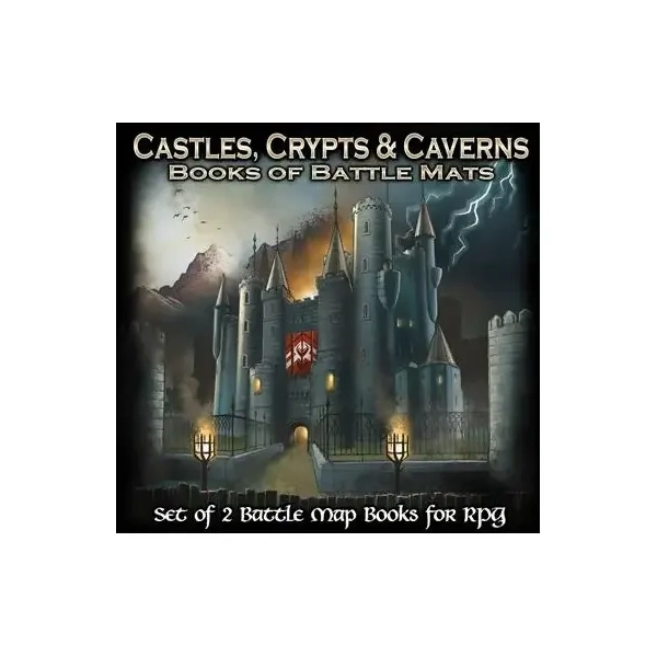 Castles Crypts and Caverns Books of Battle Mats