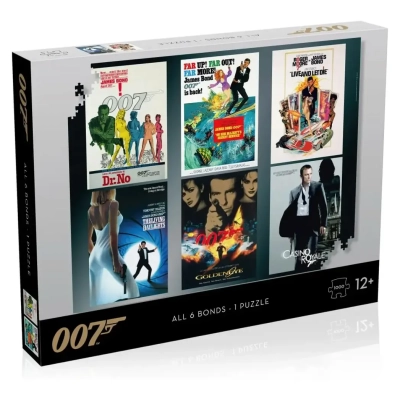 Puzzle James Bond Actor Debut Poster