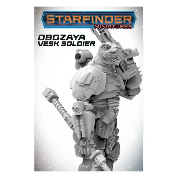 Starfinder Miniatures: Obozaya, Vesk Soldier - EN
