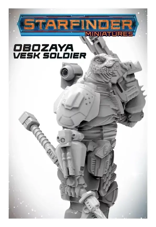 Starfinder Miniatures: Obozaya, Vesk Soldier - EN