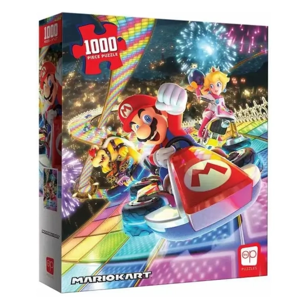 Mario Kart Rainbow Road - 1000 Piece Puzzle