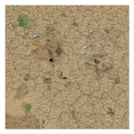 Desert Wasteland Gaming Mat 2x2