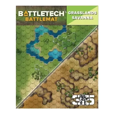 BattleTech Neoprene Battle Mat Grasslands Savannah