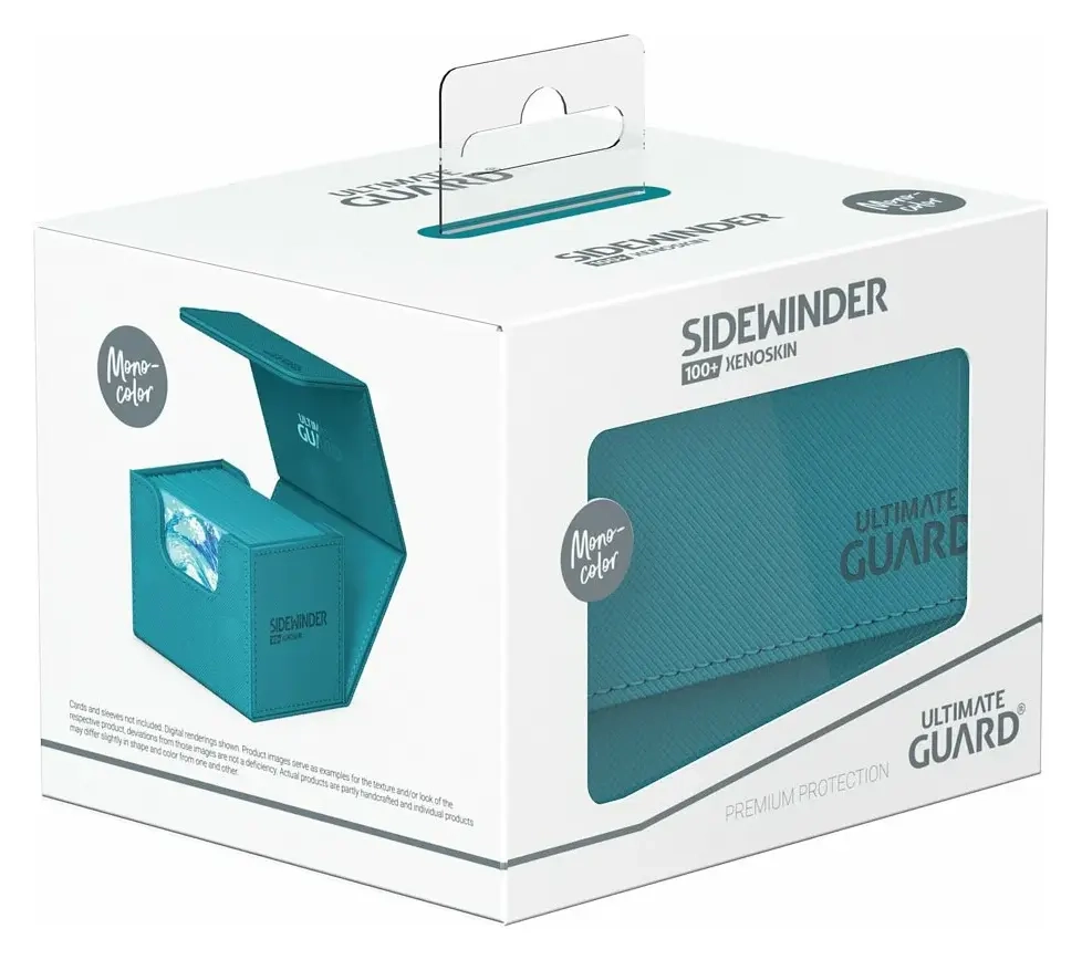 Ultimate Guard Sidewinder 100+ XenoSkin Monocolor Petrolblau