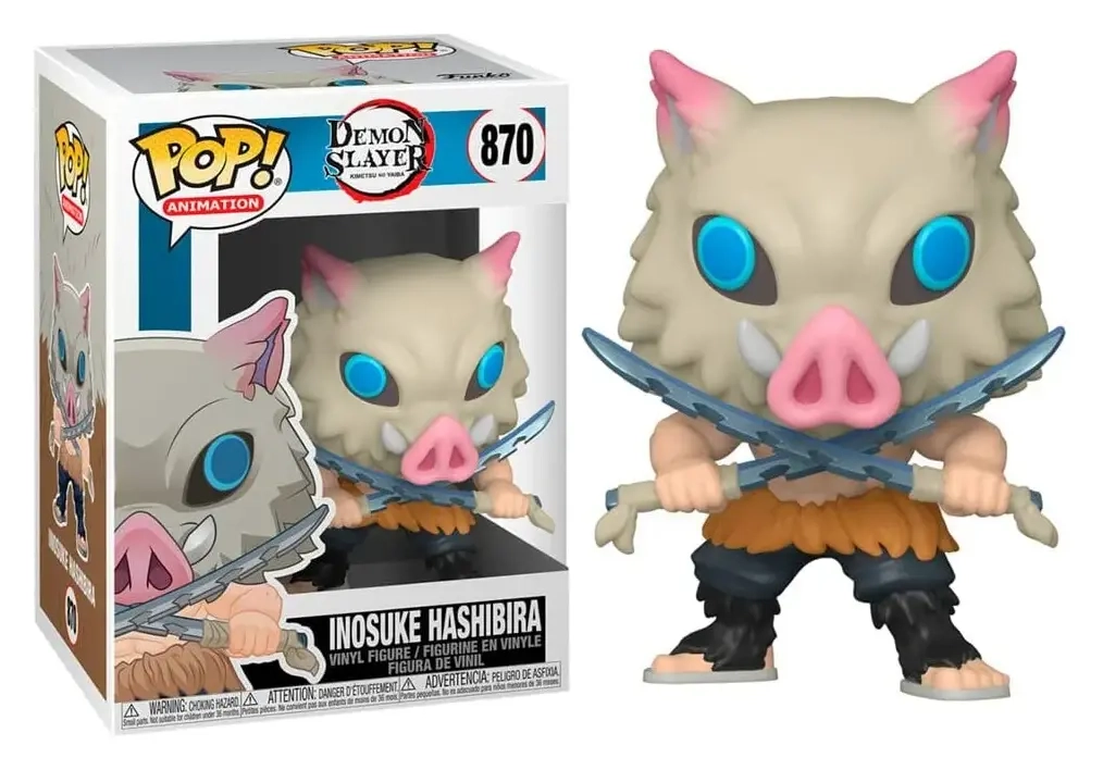 Funko POP! POP Animation: Demon Slayer -Inosuke Hashibira Vinyl Figure 10cm