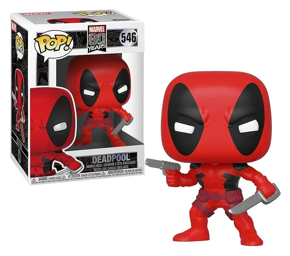 Funko POP! POP Marvel: 80th - First Appearance: Deadpool Vinyl Figure 10cm