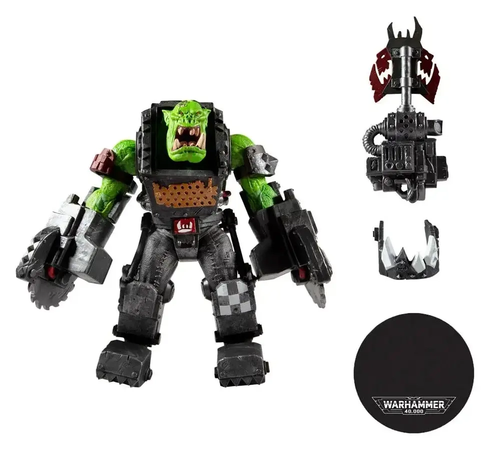 Warhammer 40k Actionfigur Ork Meganob with Buzzsaw 30 cm