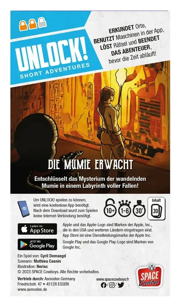 Unlock! Short Adventures - Die Mumie erwacht