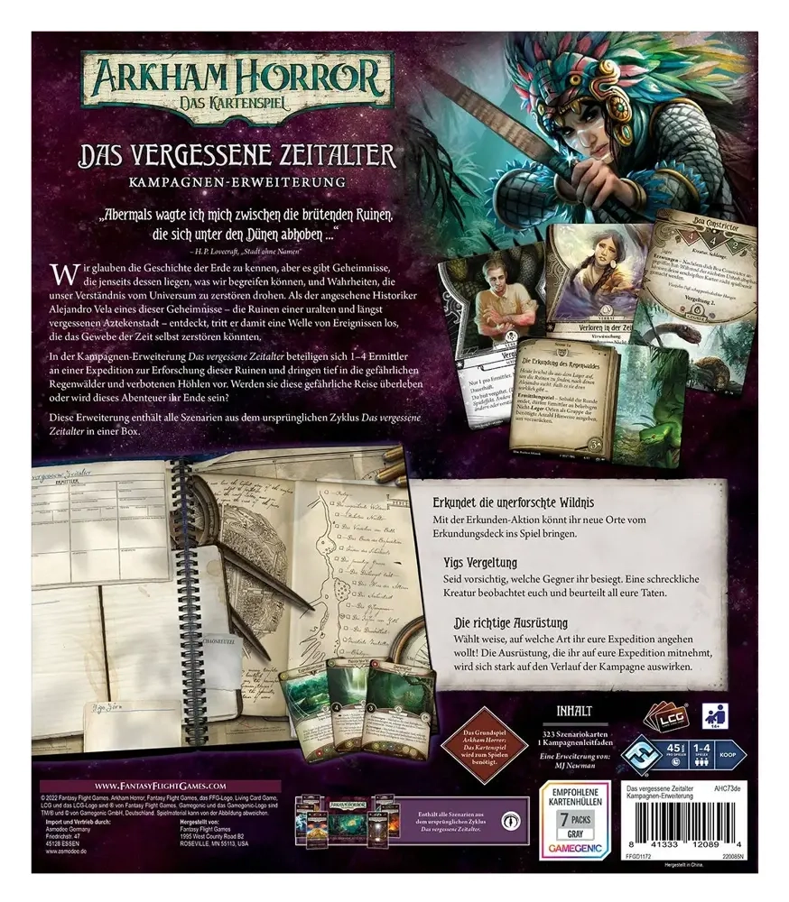Arkham Horror Kartenspiel: Das vergessene Zeitalter Kampagnen - Erweiterung