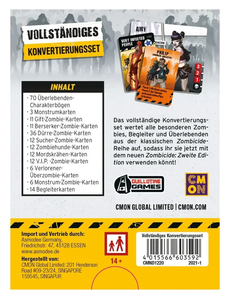 Zombicide 2. Edition – Vollständiges Konvertierungsset