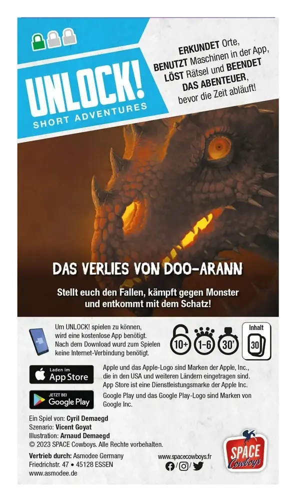 Unlock! Short Adventures Das Verlies von Doo-Arann