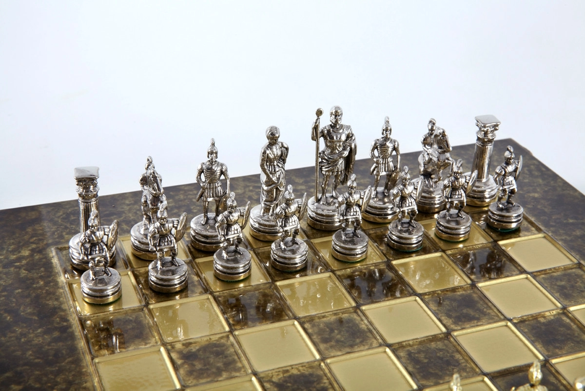 Schachspiel Griechisch-Römische Epoche bronze - 28cm