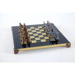 Schachspiel Griechisch-Römische Epoche blau - 28cm