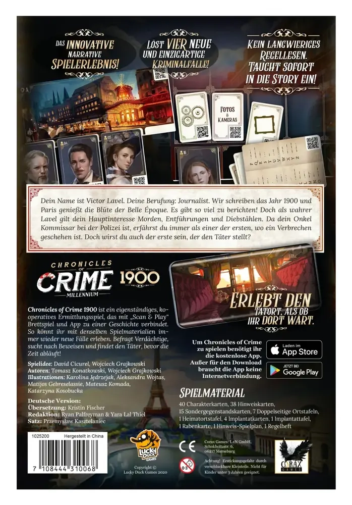 Chronicles of Crime - Millennium 1900