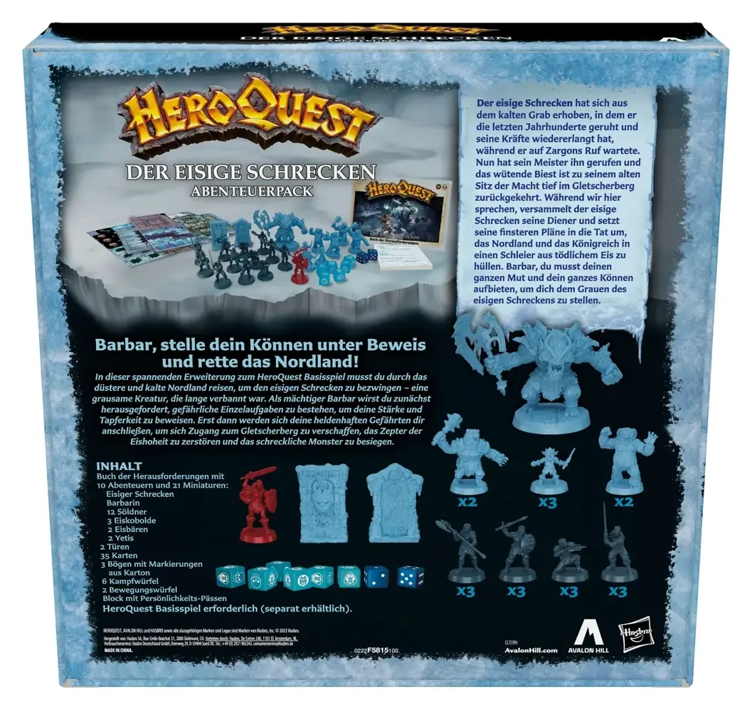 HeroQuest Erweiterung – Der eisige Schrecken 