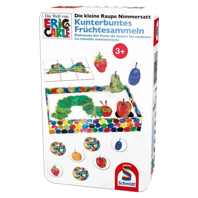 Die kleine Raupe Nimmersatt, Kunterbuntes Früchtesammeln (Metalldose) 