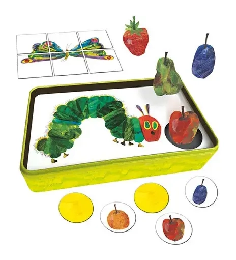 Die kleine Raupe Nimmersatt, Kunterbuntes Früchtesammeln (Metalldose) 