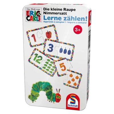 Die kleine Raupe Nimmersatt, Lerne zählen! (Metalldose)