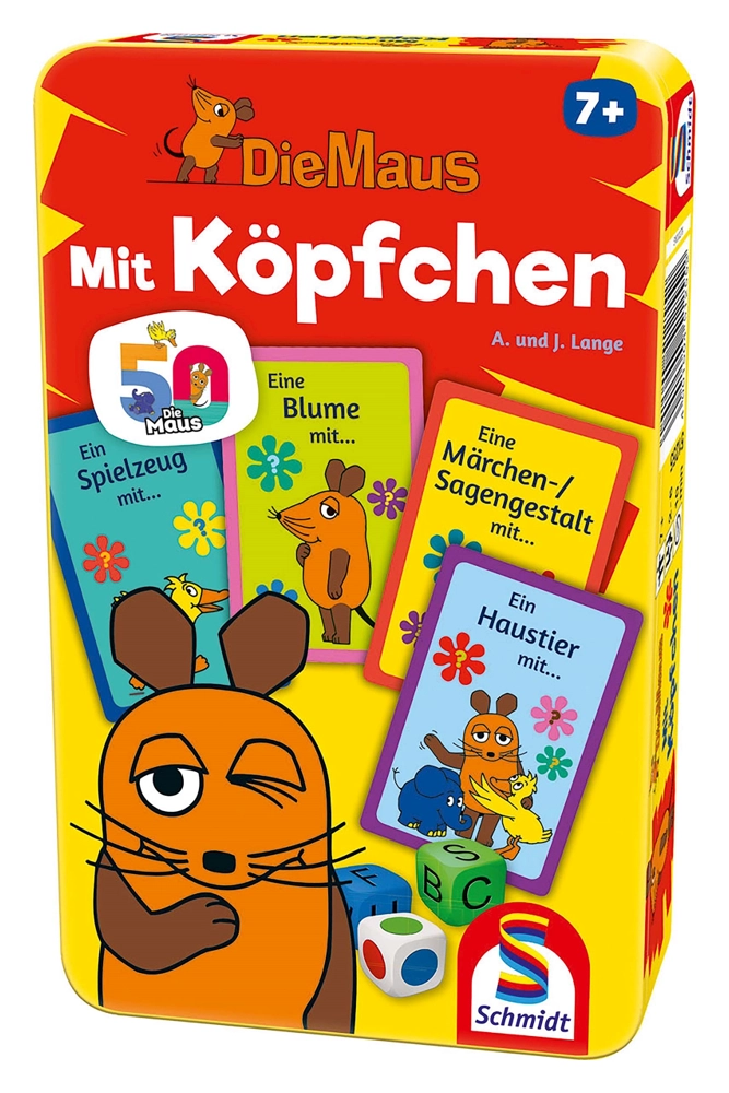 Die Maus, Mit Köpfchen (Metalldose)