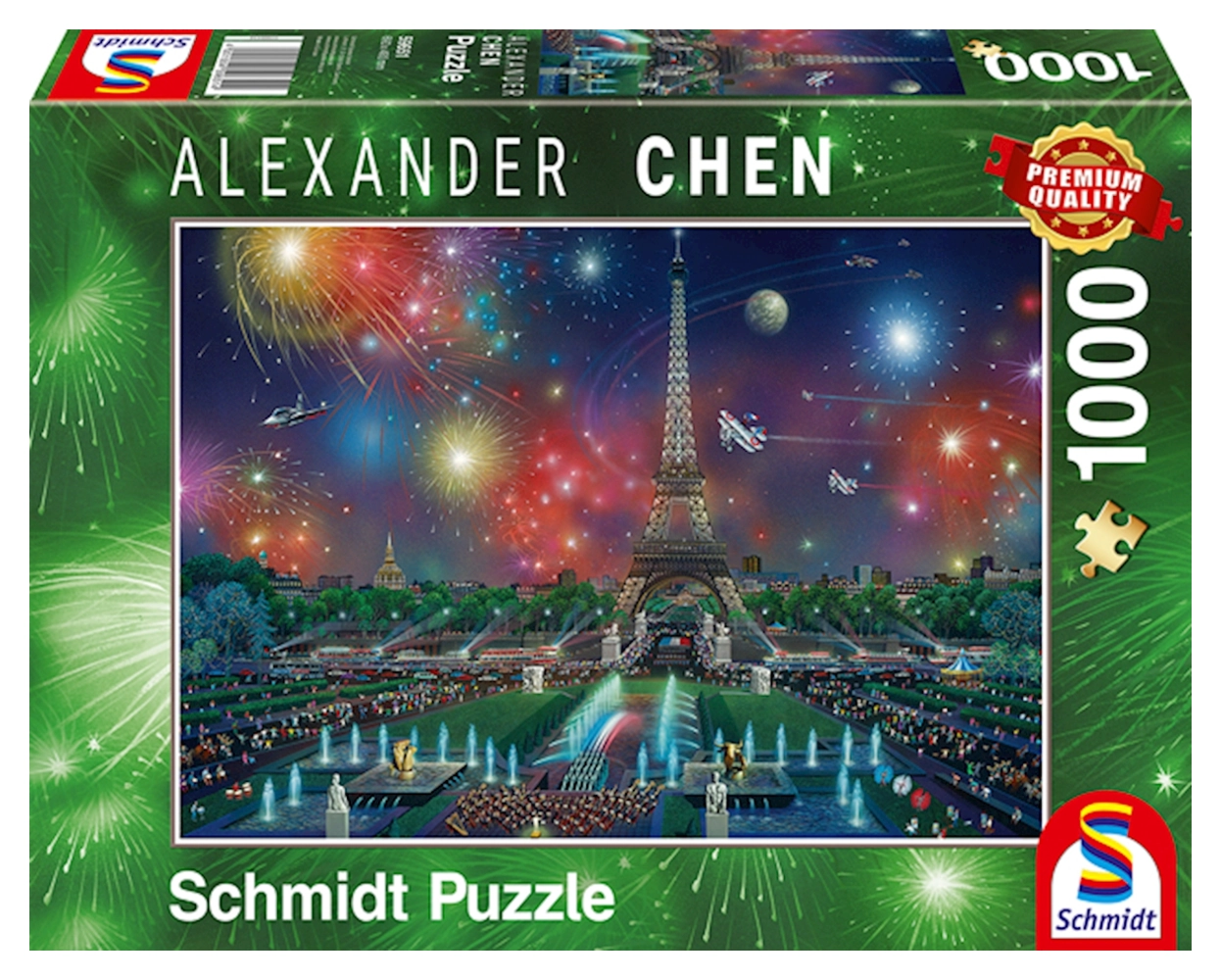 Alexander Chen, Feuerwerk am Eiffelturm
