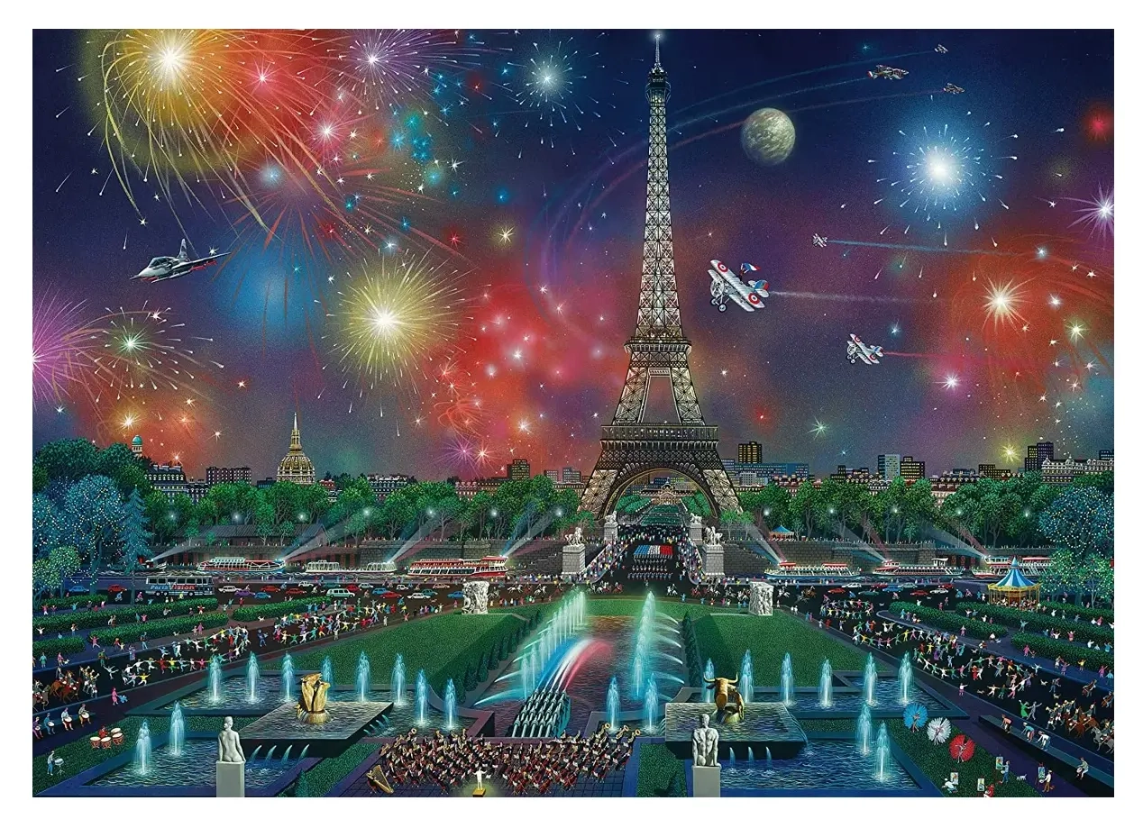 Alexander Chen, Feuerwerk am Eiffelturm
