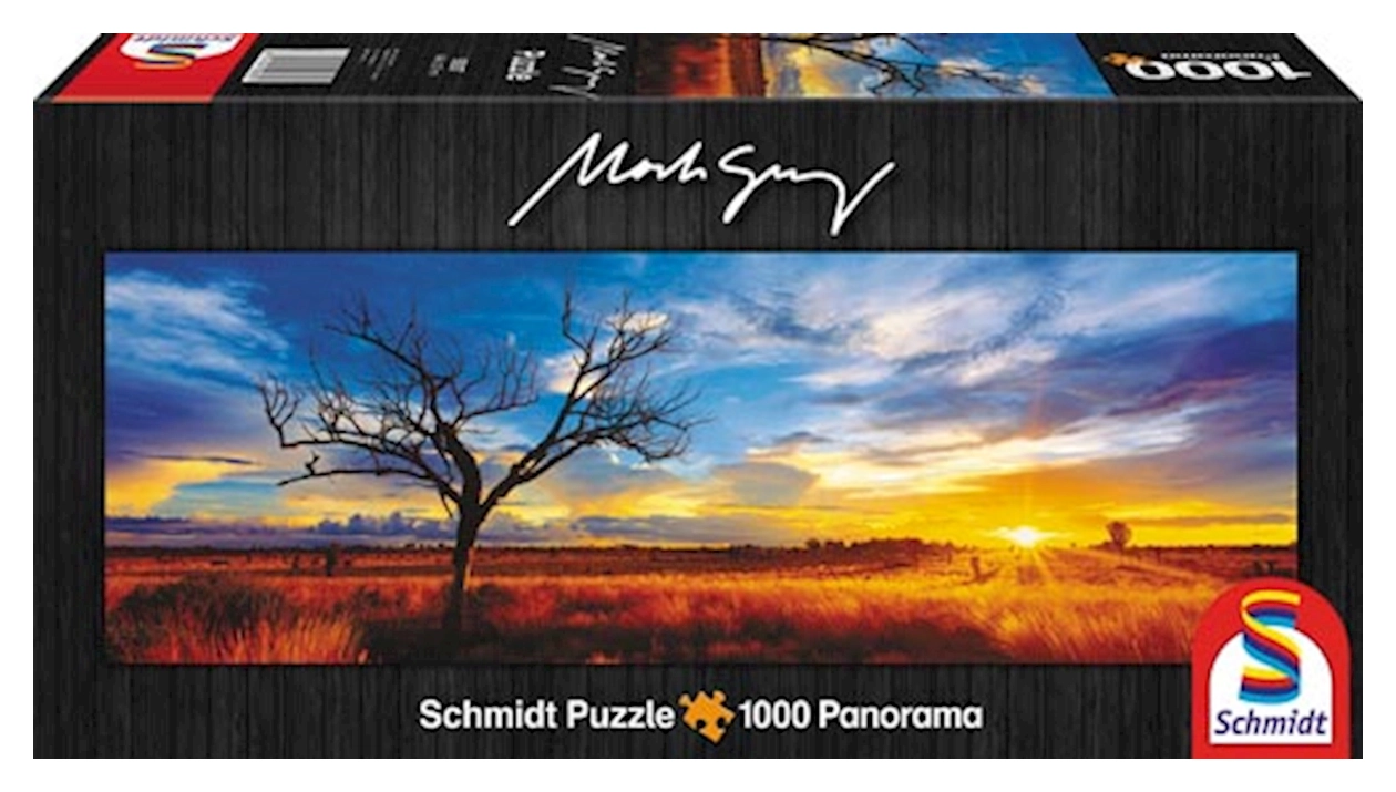 Australien, Oak Wüste im Sonnenuntergang