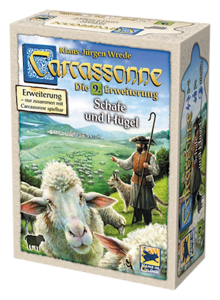 Carcassonne - Schafe und Hügel - 9. Erweiterung