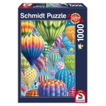 Bunte Ballone im Himmel