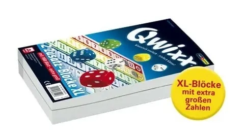 Qwixx XL - Zusatzblöcke 2x80 Blatt
