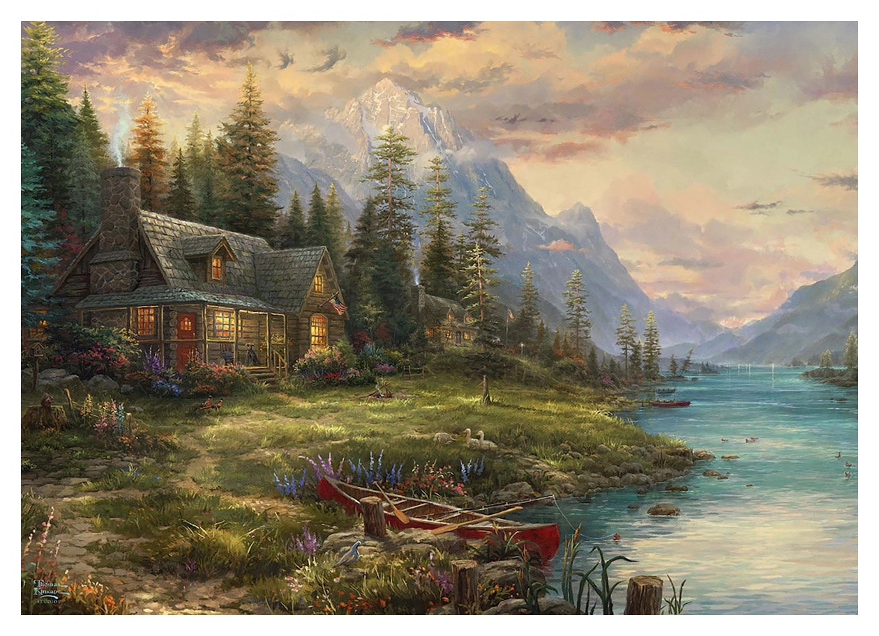 Ausflug am Vatertag - Thomas Kinkade Studios