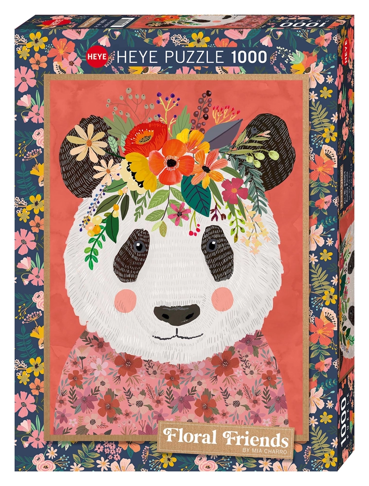 Cuddly Panda - Floral Friends